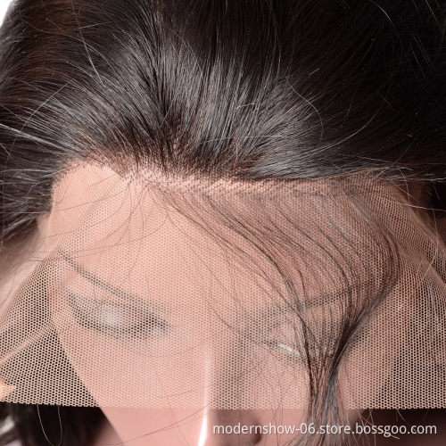 Wholesale Human Hair Lace Wig Vendors 100% Raw Virgin Brazilian Hair Wigs Modern Show Loose Wave 360 Lace Front Wig